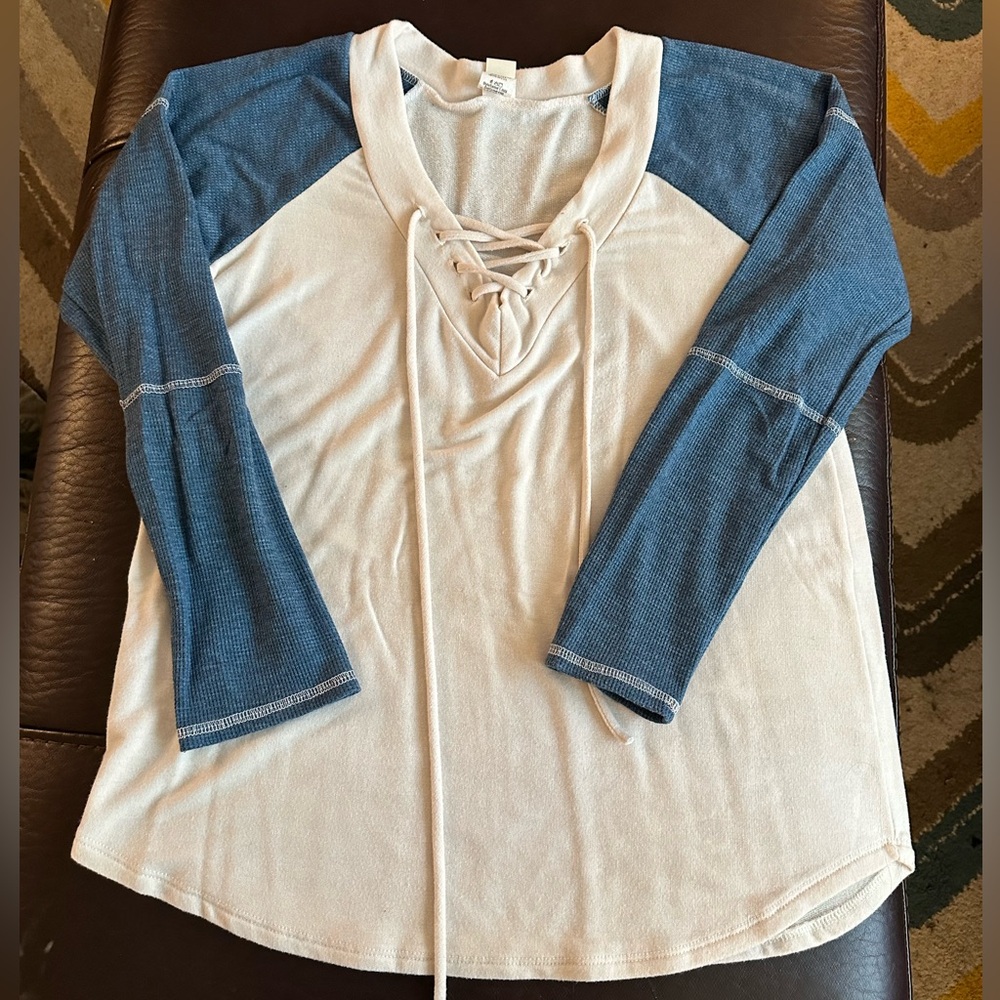 3/4 Sleeve Boutique Top XL, 7th Ray